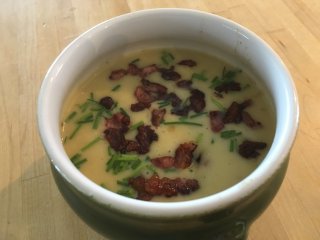 Porre-kartoffelsuppe